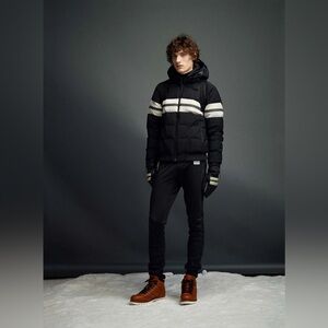 ZEGNA Black Puffer Coat